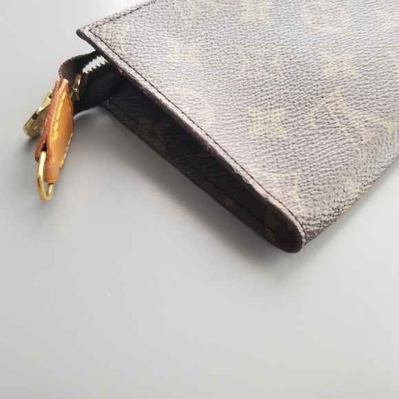 LOUIS VUITTON CLASSIC SIGNATURE Bucket pouch Mono print - Picture 3 of 10